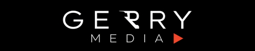 Logotipo moderno Gerry Media